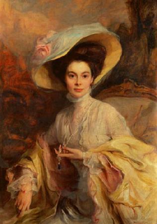 Philip Alexius de Laszlo Crown Princess Cecilie of Prussia oil painting picture